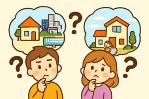 住まい選びで重視する点を迷っている人