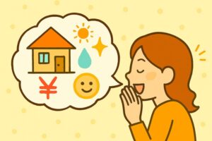 住んでいる人の声を表している画像